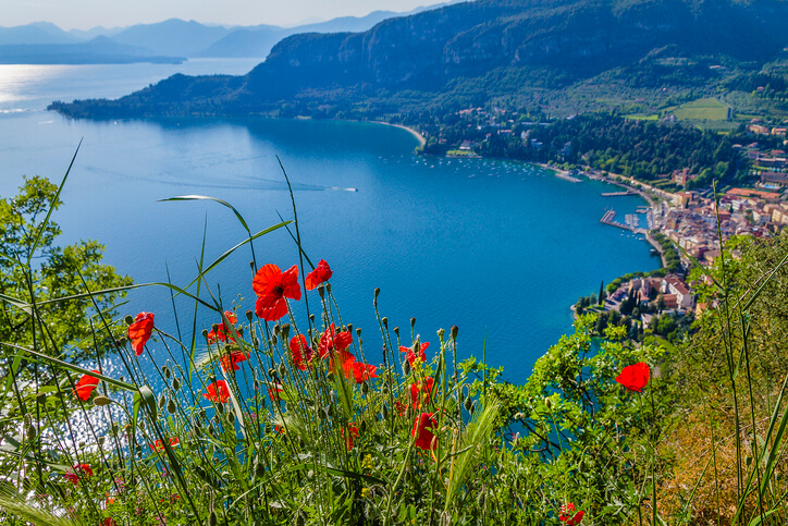 Spring at lake garda