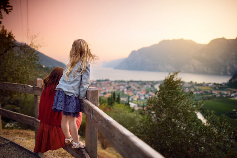 lake garda with kids