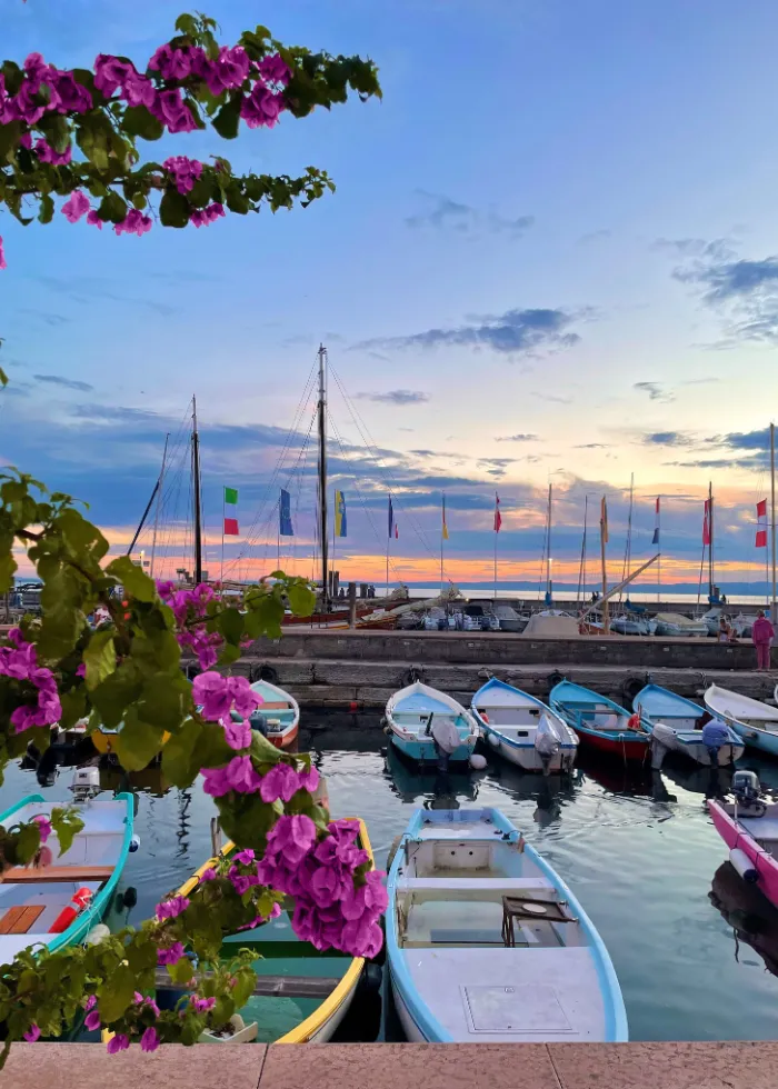 Holiday apartments and villas in Garda town, perfect for lakefront living.