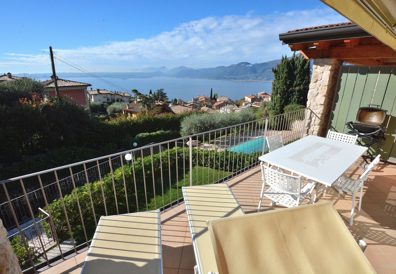 Apartment in Torri del Benaco - Apartment Bardino with Pool and Lake View